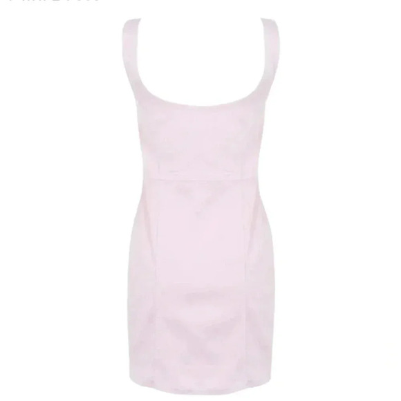 RUMNEY Pencil Denim Mini Dress - Picture 2 of 7